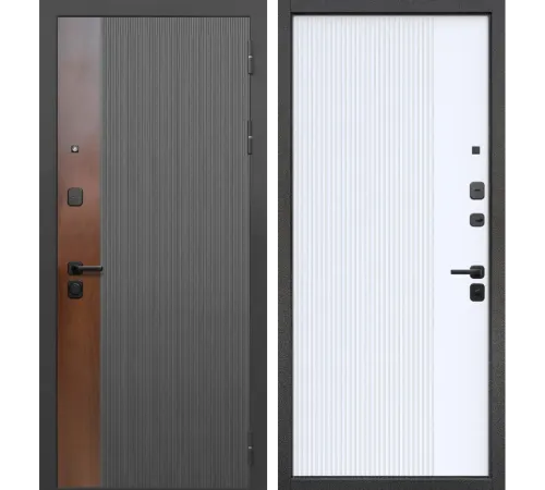 Входная металлическая дверь Форпост 9 Вертикаль Белая