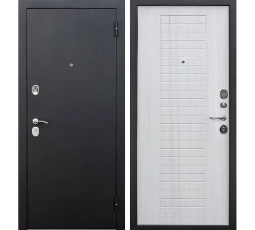 Входная металлическая дверь Гарда Муар 8 мм белый ясень